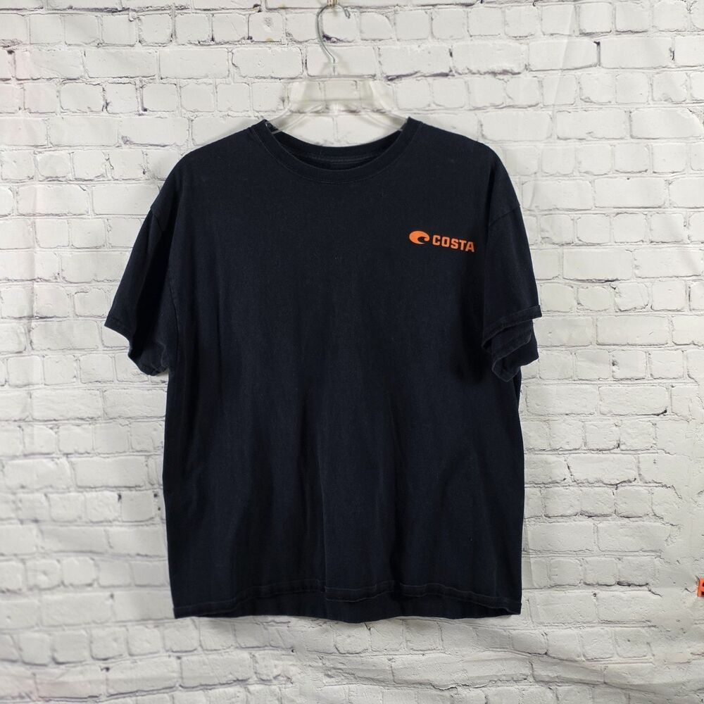 Costa Del Mar Men's XL Navy Blue"Born On The Water" Short Sleeve T-Shirt